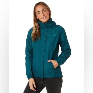 North Face NEW Womens/Girls Resolve 2 Jacket - Deep Teal Blue